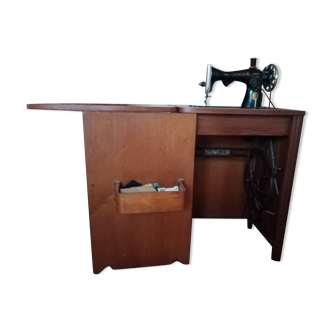 Vintage Singer sewing machine cabinet