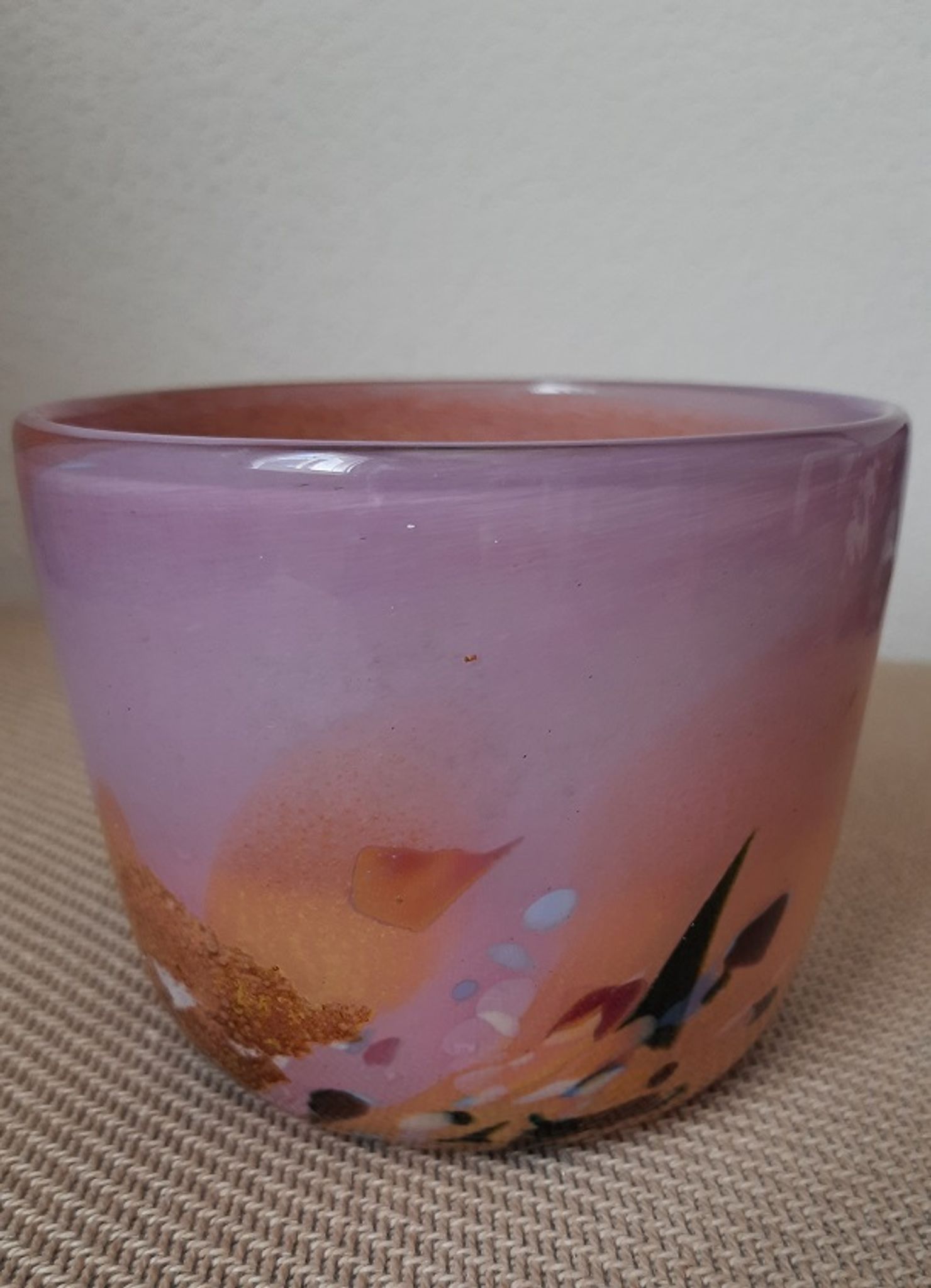 Vase hallingglass de O.I. Karlengen Norvège