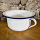 Enamelled pot