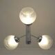 Vintage Murano Glass Pendant Lamp / Mazzega Sputnik Chandelier 1970's