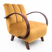 Pair of art deco armchairs, designed by J.Halabala, Czech Republic, 1930s, after renovation