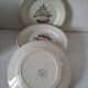 Assiettes HBCM Creil Monterau modèle Agnès