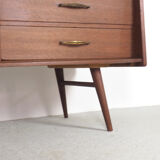 Vintage Dutch design sideboard in teak 1950's