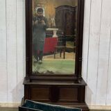 Vestiaire en chêne de la fin XIXème avec sa jardinière