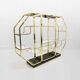 Brass Glass Octagonal Etagere Hollywood Regency 70s Midcentury