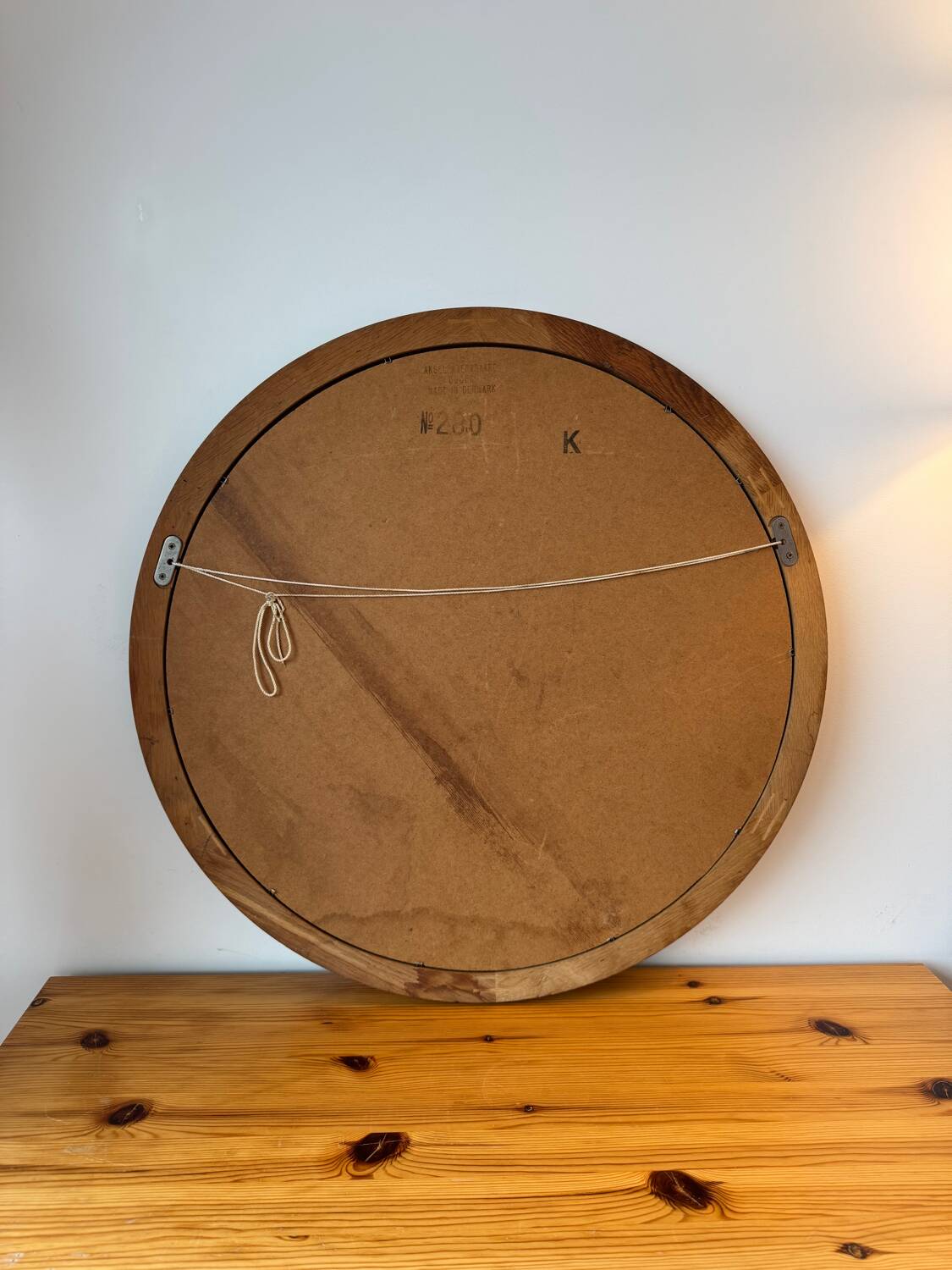 Miroir mural rond Aksel Kjersgaard n°280, 1960s