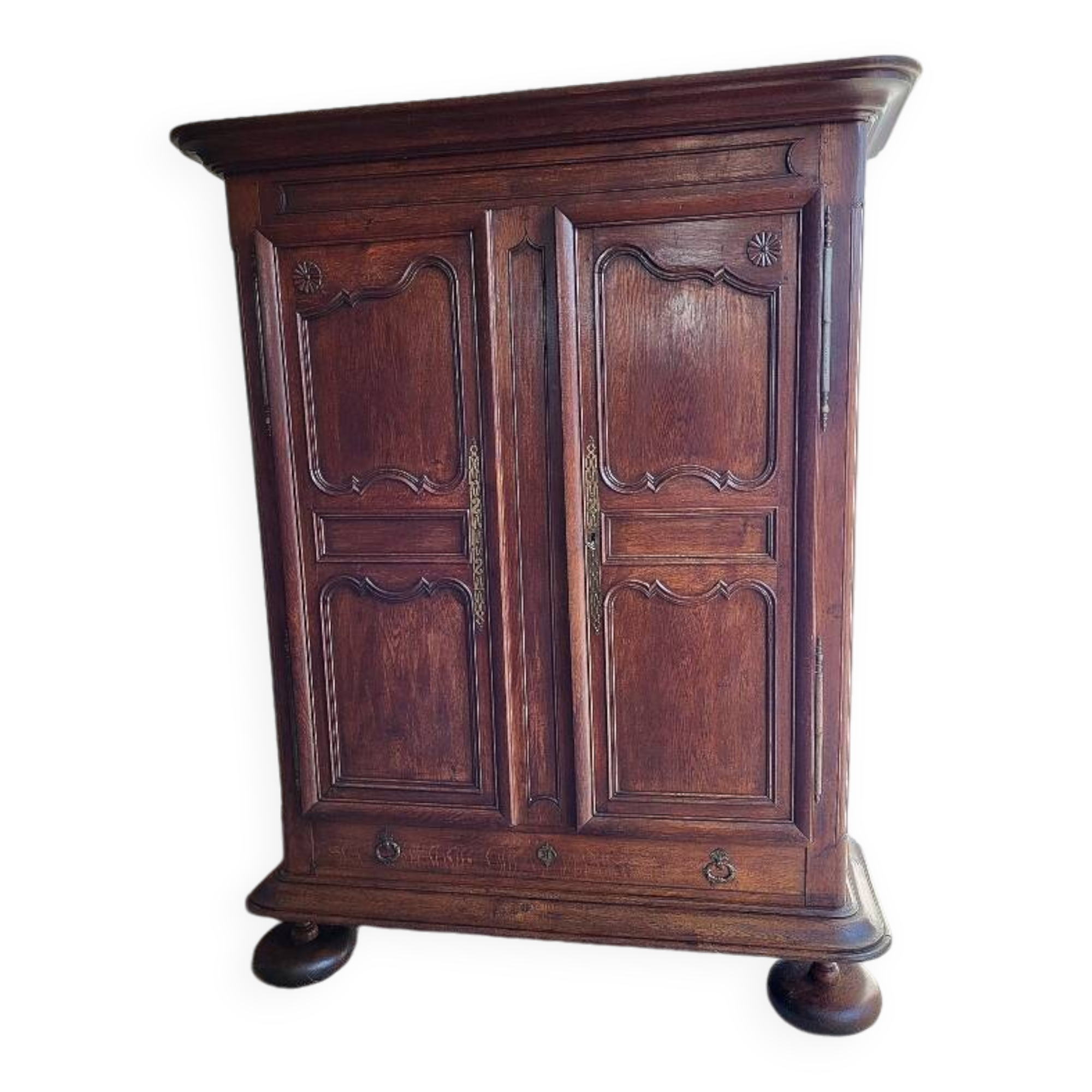 Armoire louis xiv en chene du xviii ème siecle