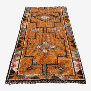 Vintage kurdish herki rug , 156 x 88 cm