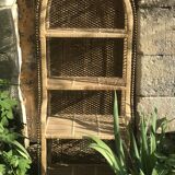 Vintage rattan cabinet
