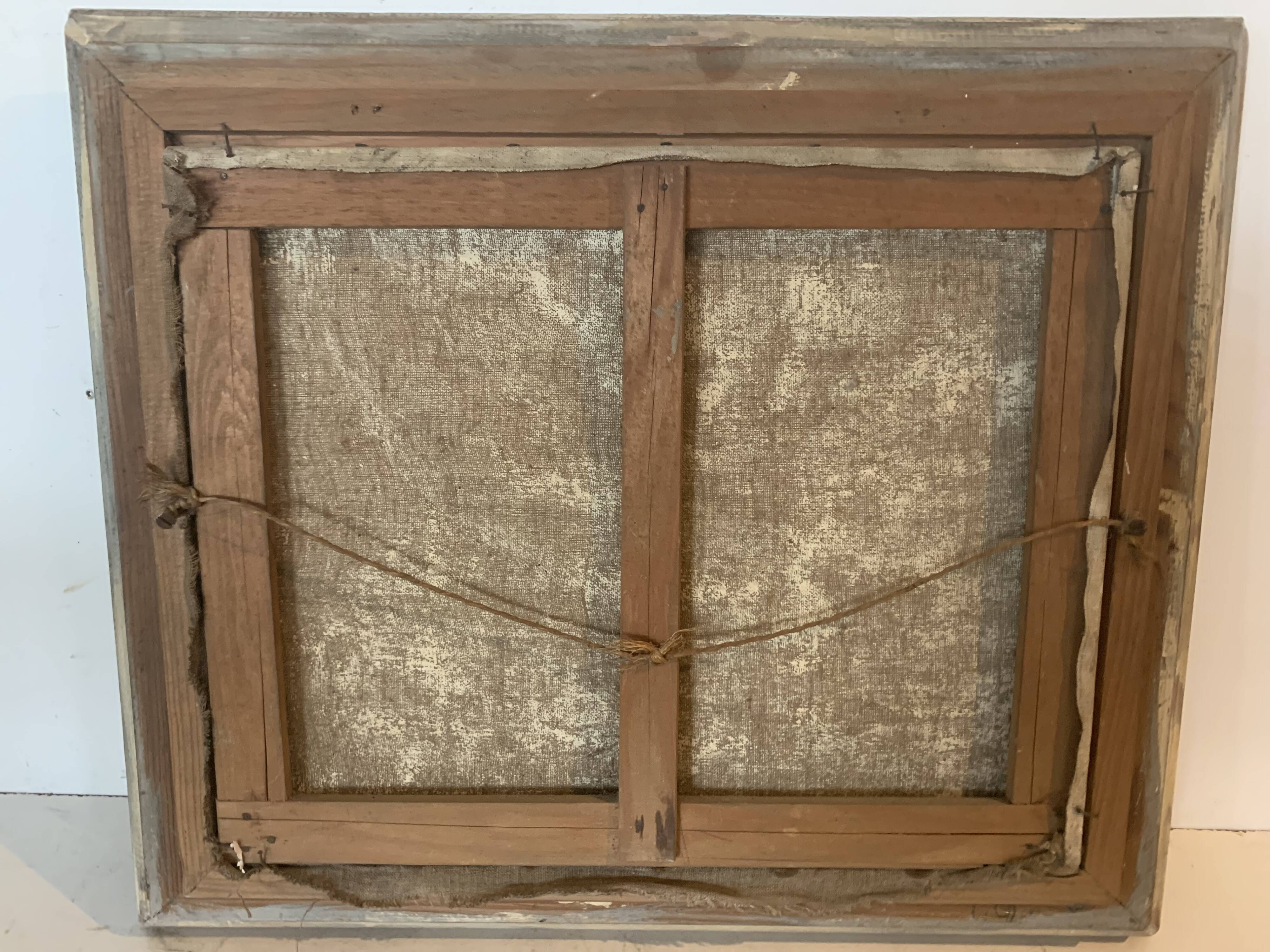 Huile sur toile Georgette Pattein