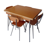 formica table with extension + 6 chairs