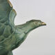 Pair of art deco eagle bookbands in marble and regulates, eagle bookbands. Year 30