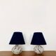 Set of 2 Glass Table Lamps by Peill and Putzler
