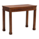 Ancient walnut console empire with drawer, Italy, 19th century.