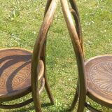 Pair of Thonet bistro chairs