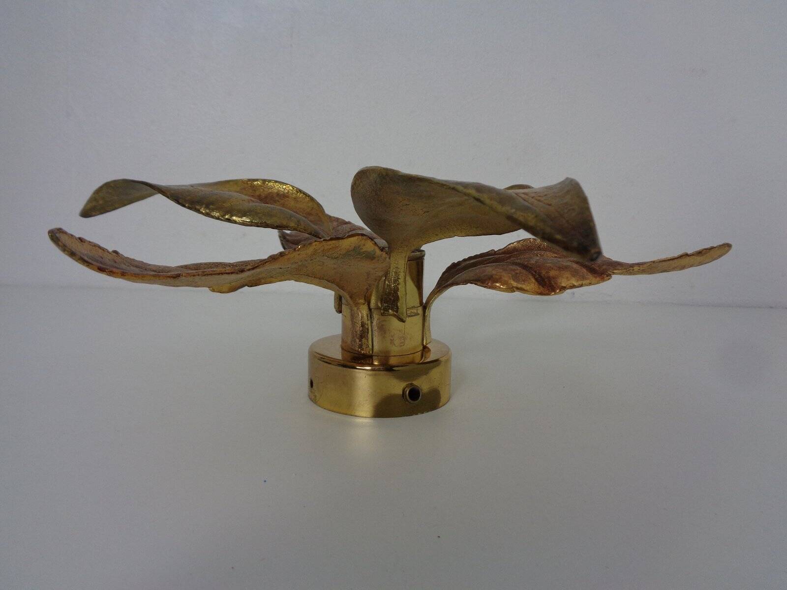 Hollywood Regency Wall Lamp by Willy Daro for Massive, Belgium, 1970s