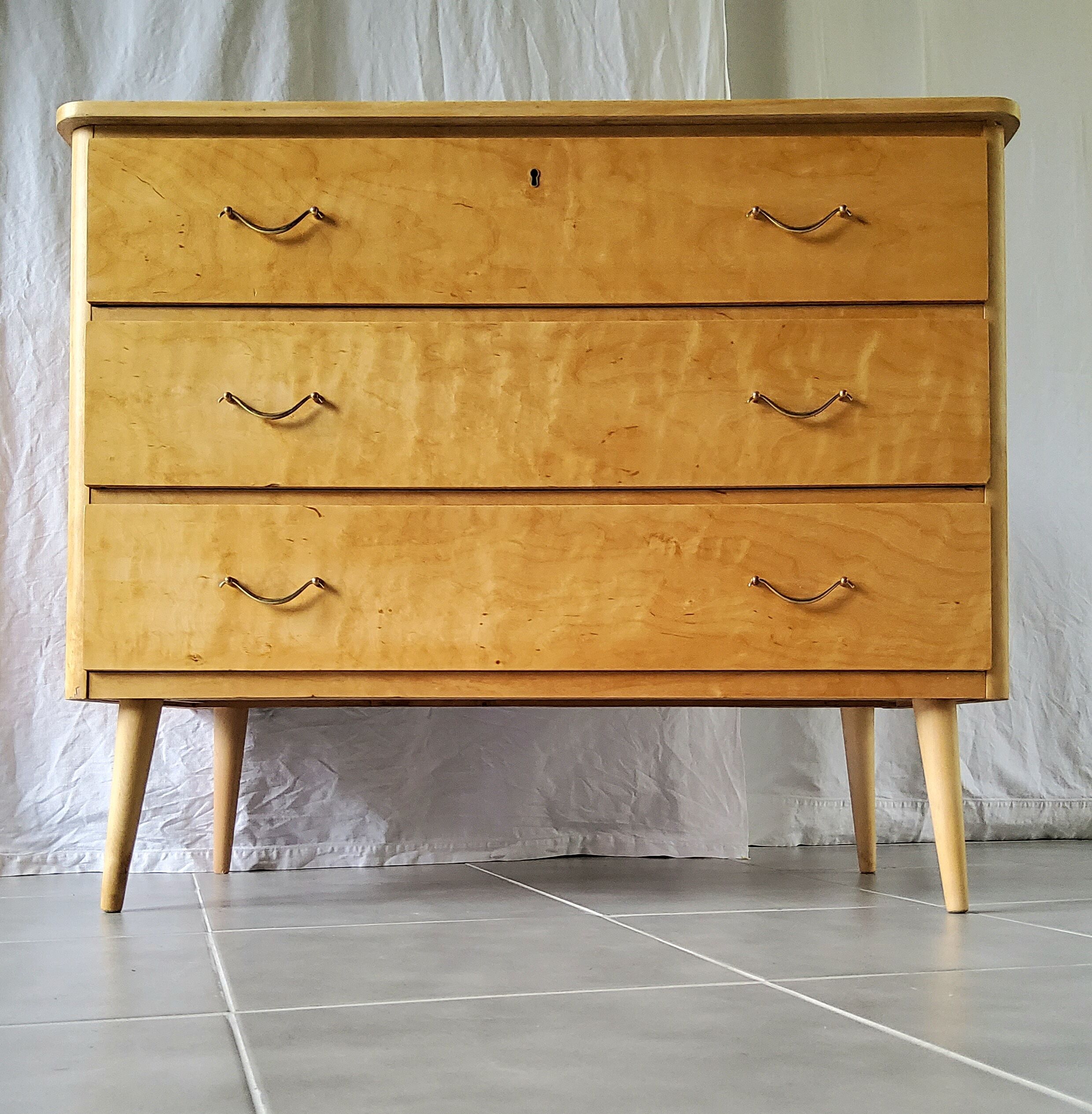 Swedish chest of drawers 60s