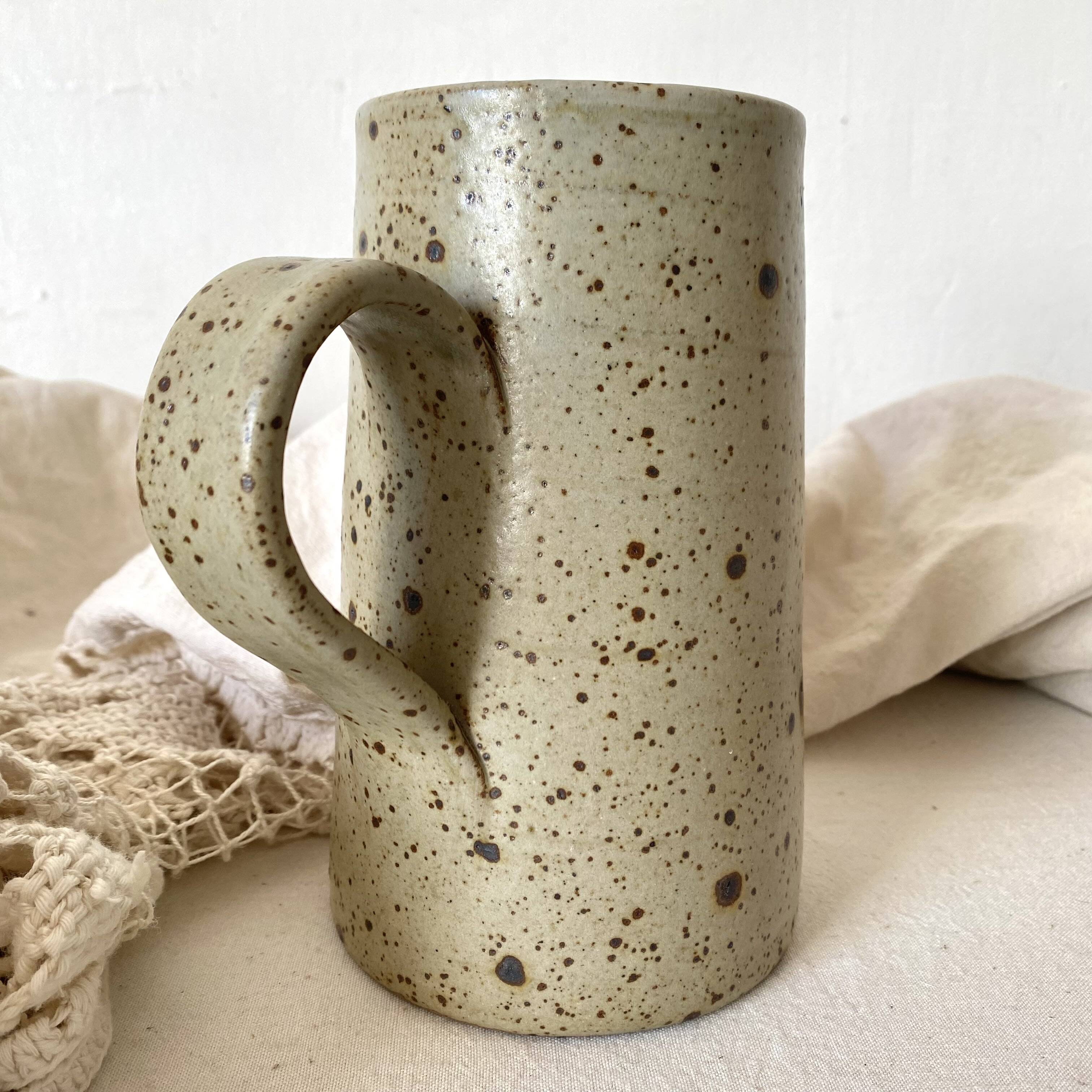 Pyreted stoneware pitcher