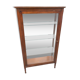 Vitrine de rangement en merisier