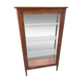Vitrine de rangement en merisier