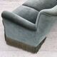 1960s, 3-seater Danish sofa, green furniture velour.