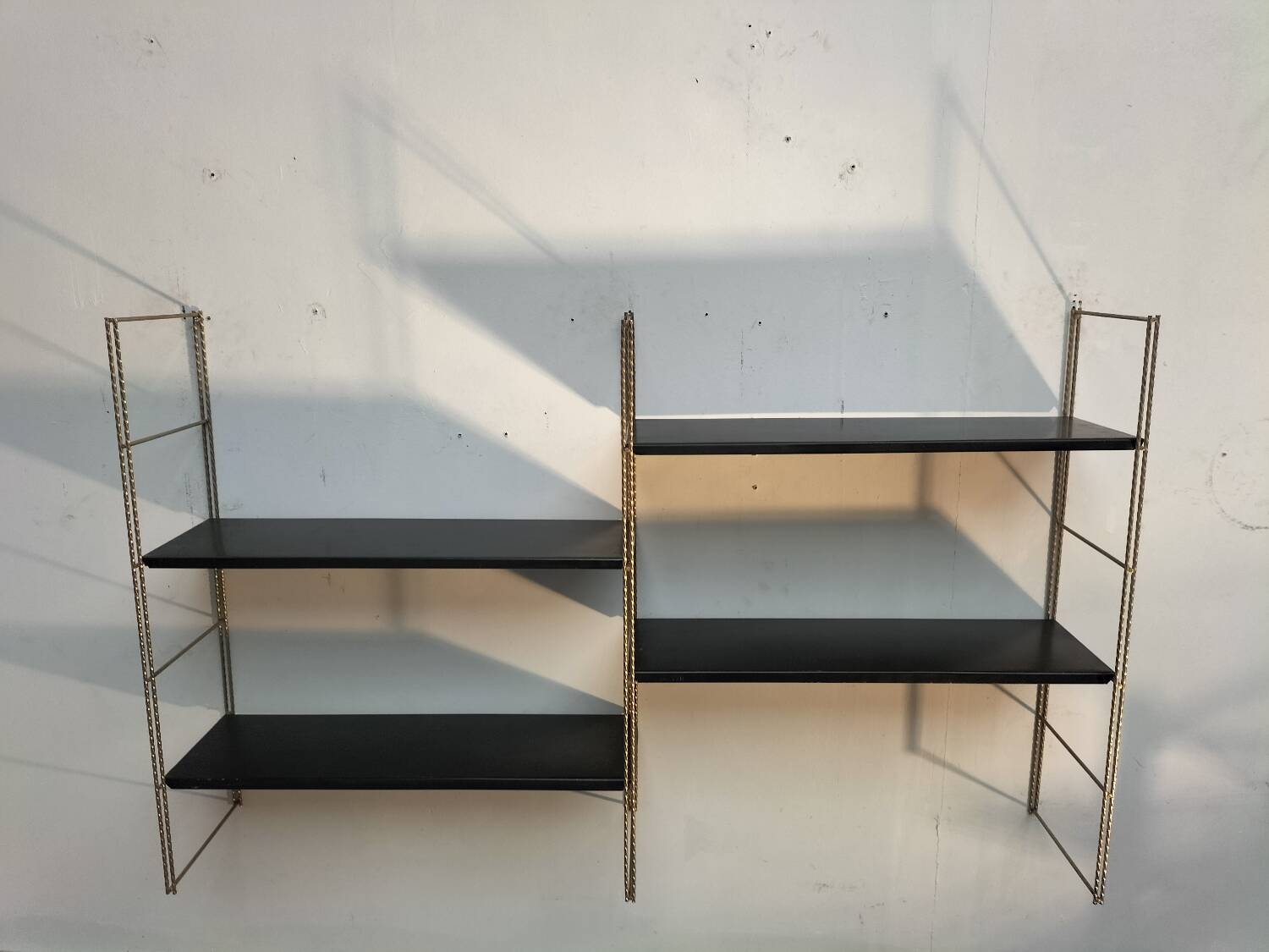 Metal wall shelf