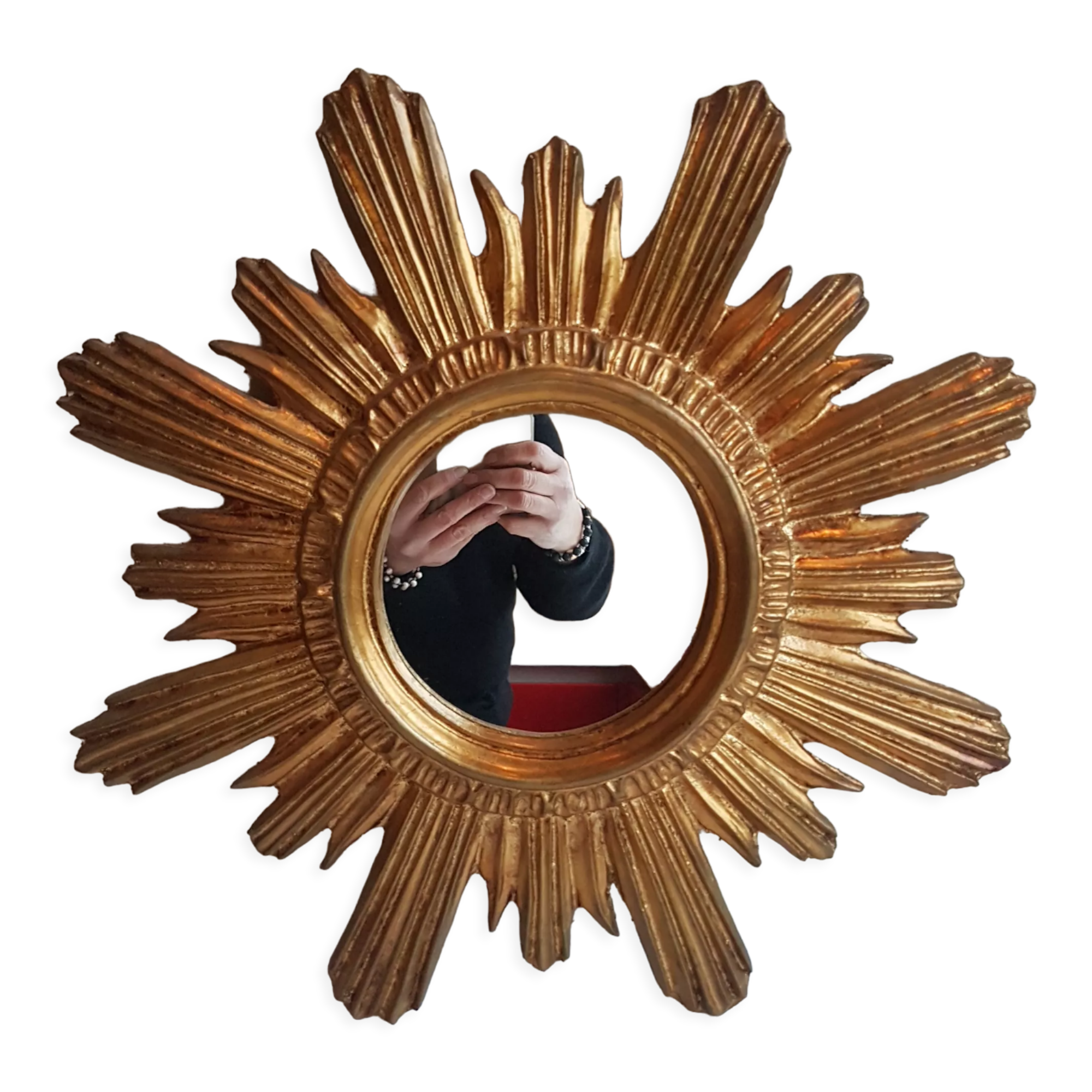 Vintage sun mirror
