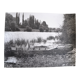 Anonymous film photo river and canoe circa 1970