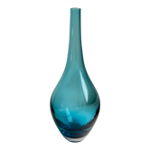 Soliflore / carafe italienne bleu turquoise années 70