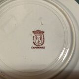 Set of 6 plates campanule st Amand