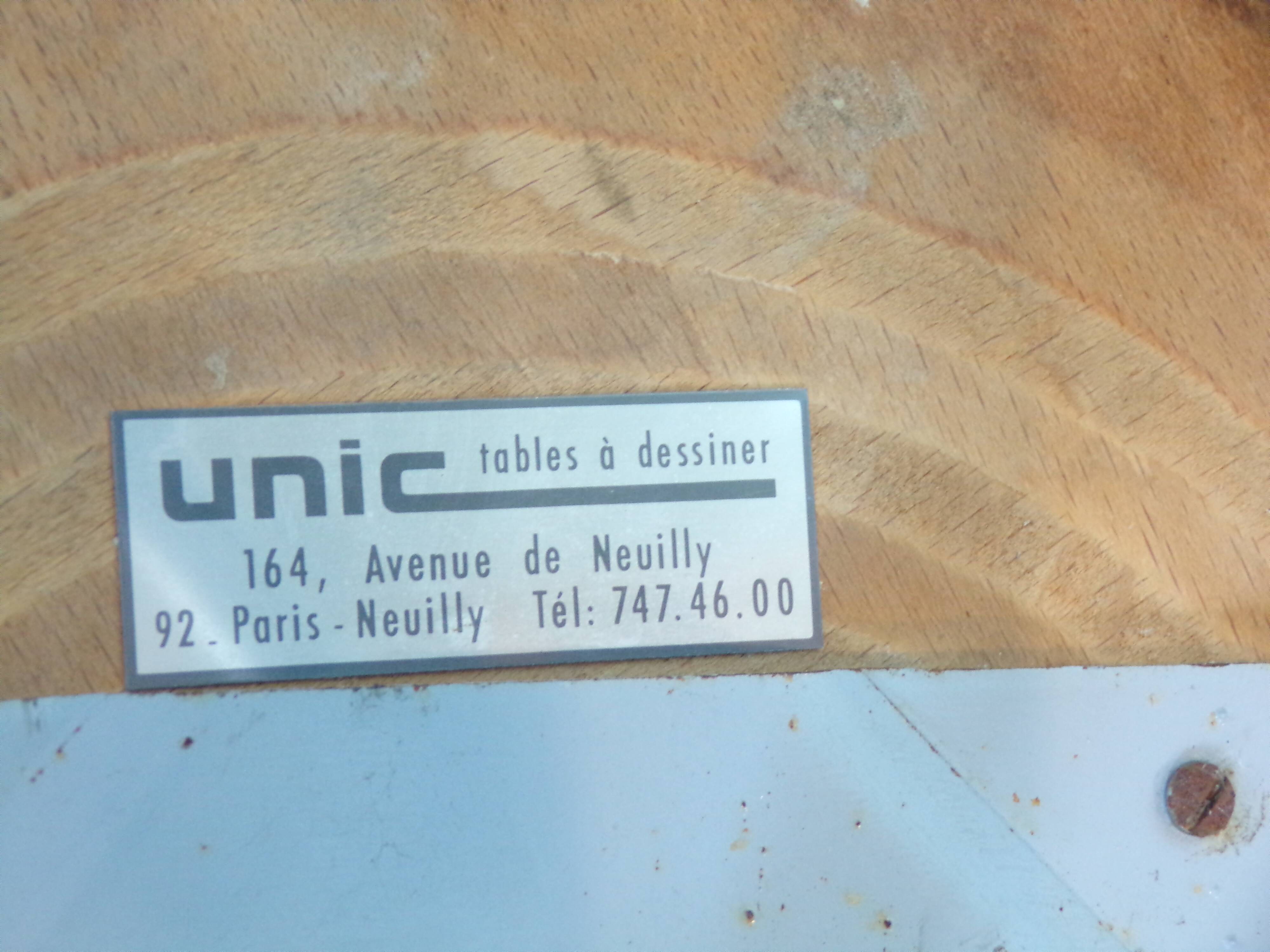 Pair of Unic screw workshop stools