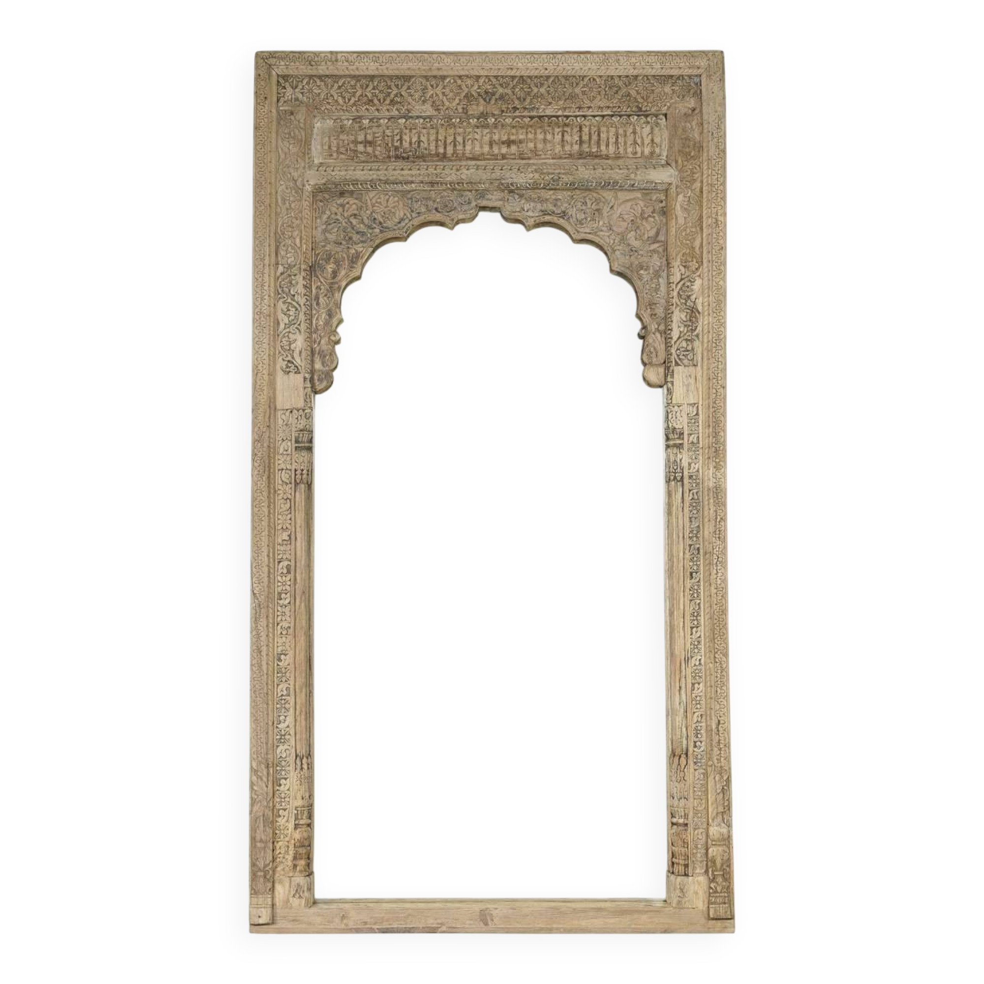 Teak mirror 160x18x288 natural