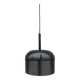 Black pendant lamp designed by Arnold Berges for Staff Leuchten, 1970.