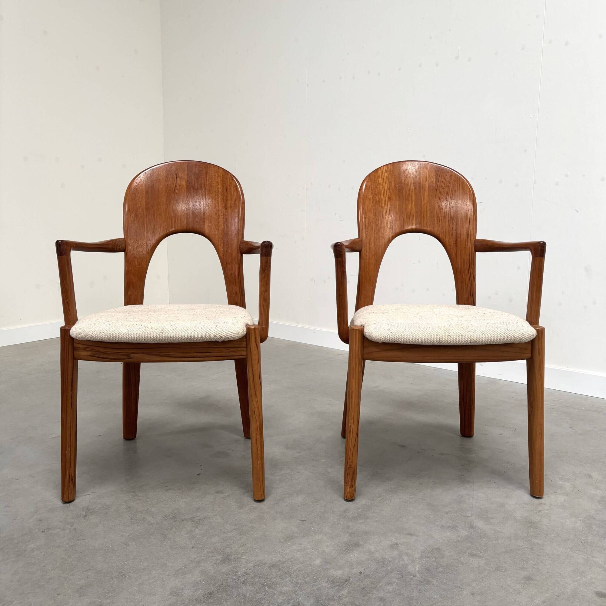 6x Dining chairs by Koefoeds Hornslet, 1970s