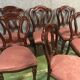 Suite de 6 chaises de style Victorien en acajou