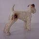 Porcelain Figurine of Fox Terrier, Denmark, 1950s