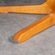 Dining room table with extensions French work 1970