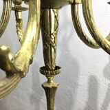 Louis XVI Bronze Chandelier 5 Lights
