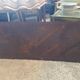 Barberia painted sheet metal sign