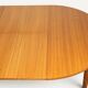 Table à manger extensible vintage en teck – années 1960