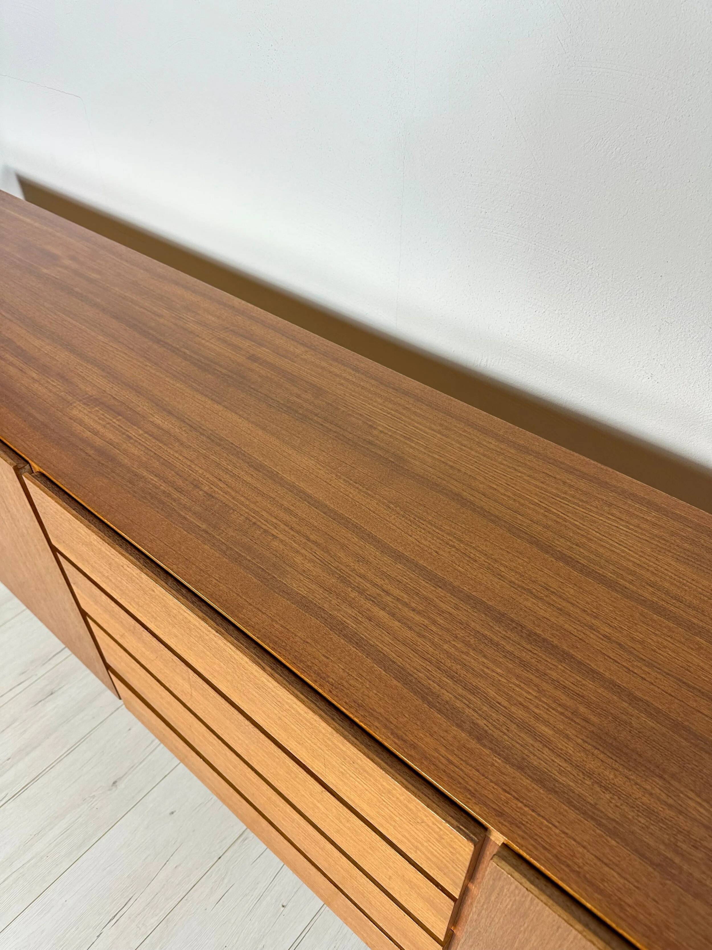 1960s Vintage Minimalistic Mid-Century Teak Sideboard