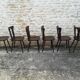 Lot de 12 chaises de bistrot