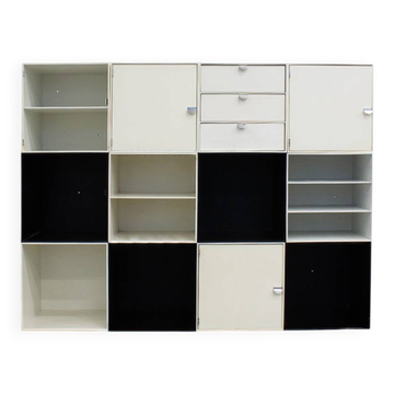 Vintage modular Palaset Palanox storage cabinet from Treston Oy