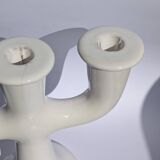 Vintage white Scandinavian chandelier