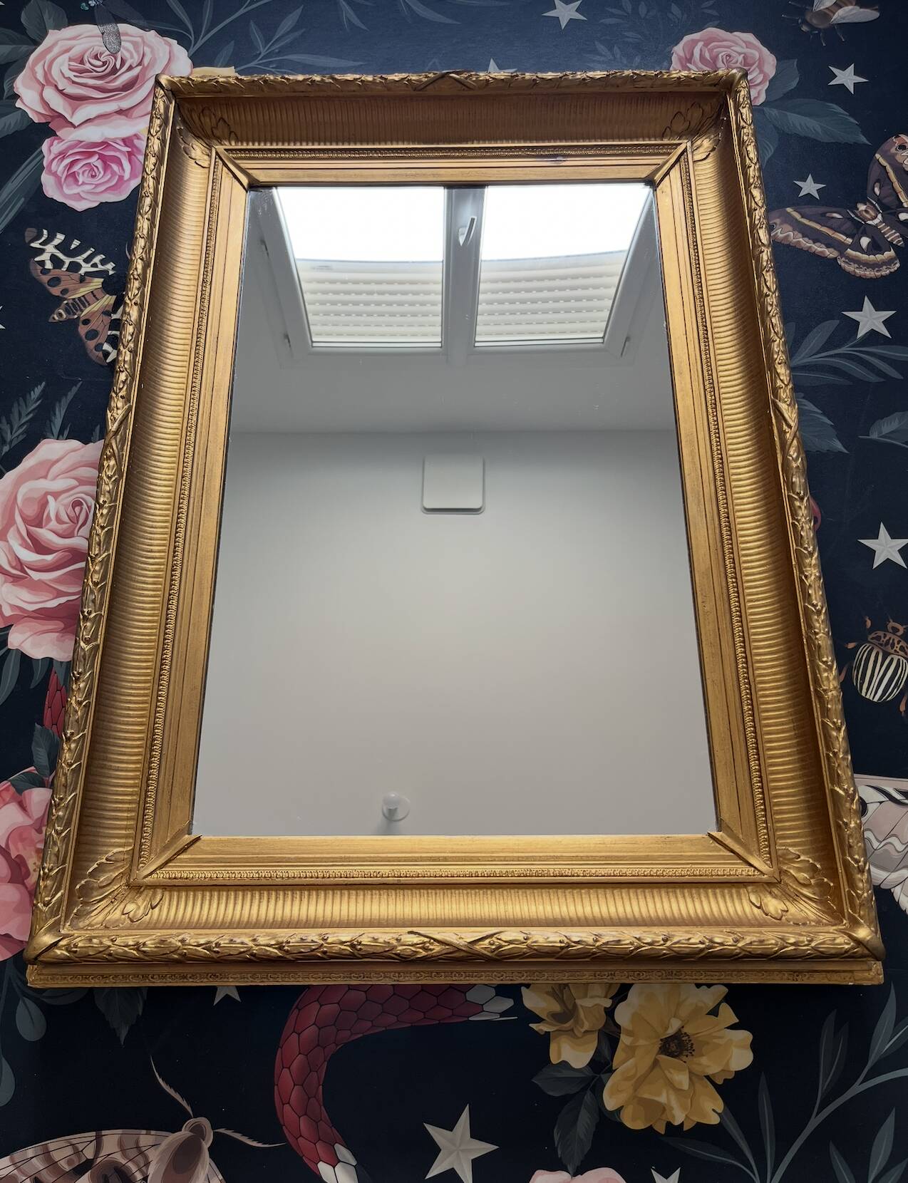 19th-century Victorian wall mirror