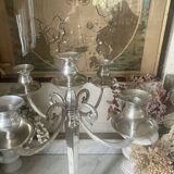 52cm silver-plated metal chandelier