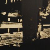 Pierre soulages: lithograph no. 9 - original lithograph