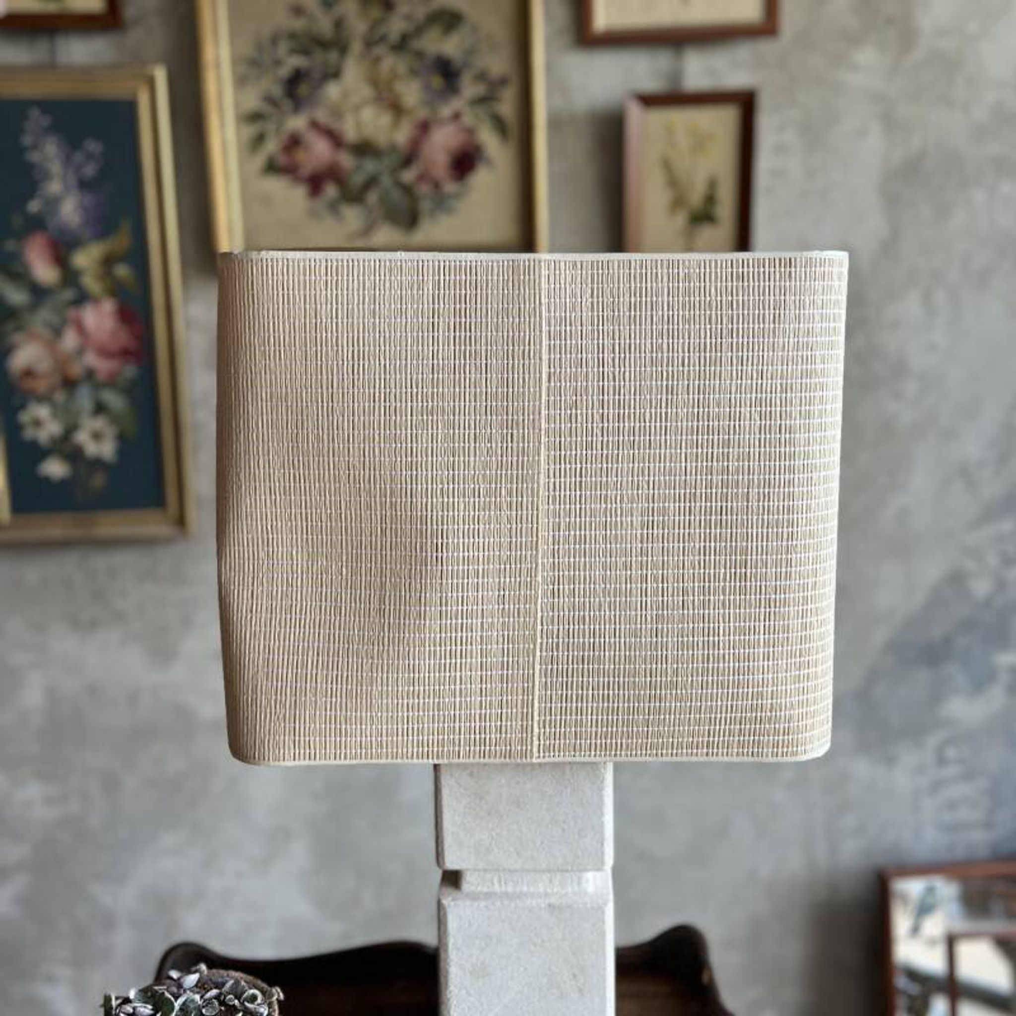 Lampe en pierre