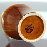 Brown Ceramic Vase By Ditmar Urbach, Czechoslovakia 1960s