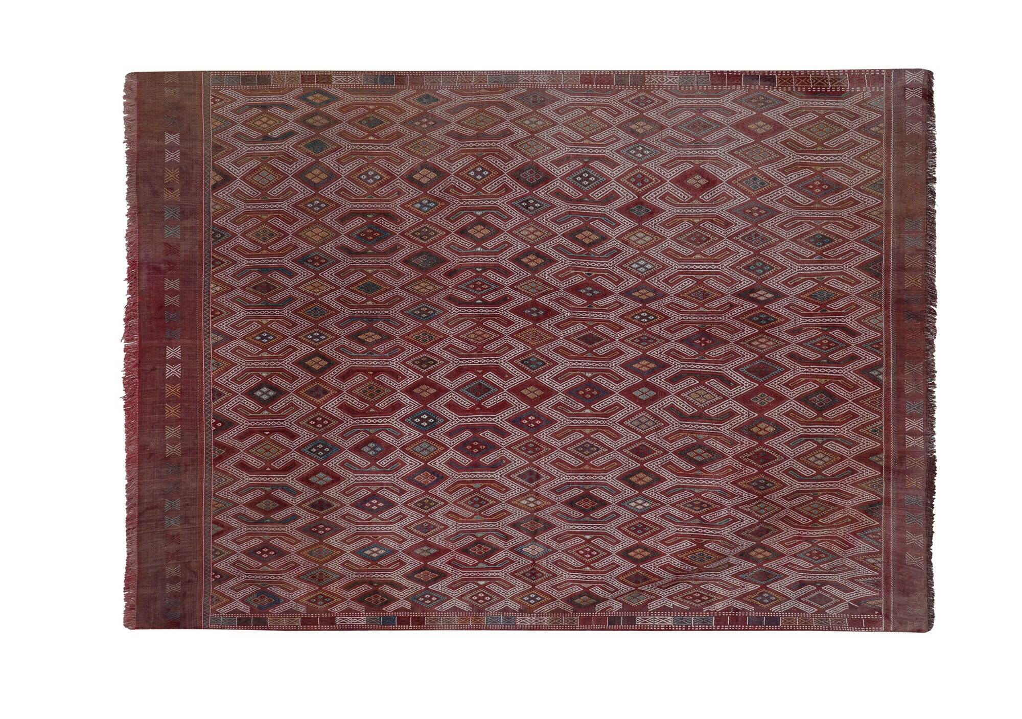 Vintage Turkish kilim handwoven 180x250 cm